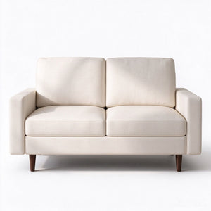 2 Seat Loveseat Sofa, Loose Back Cushion For Living Room