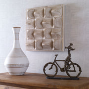 Uttermost Pickford wood wall decor featuring rustic, natural wooden panels arranged in a stylish wall art design.