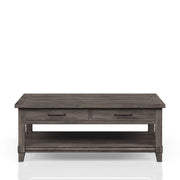 Lift Top Cocktail Table With Casters - Gray - R&R Furniture Gallery (Fountain Valley, CA)