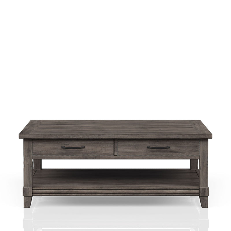 Lift Top Cocktail Table With Casters - Gray - R&R Furniture Gallery (Fountain Valley, CA)