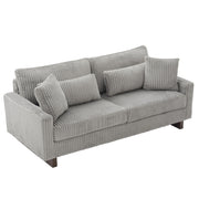 Modern Loveseat Sofa With 4 Pillows - R&R Furniture Gallery (Fountain Valley, CA)