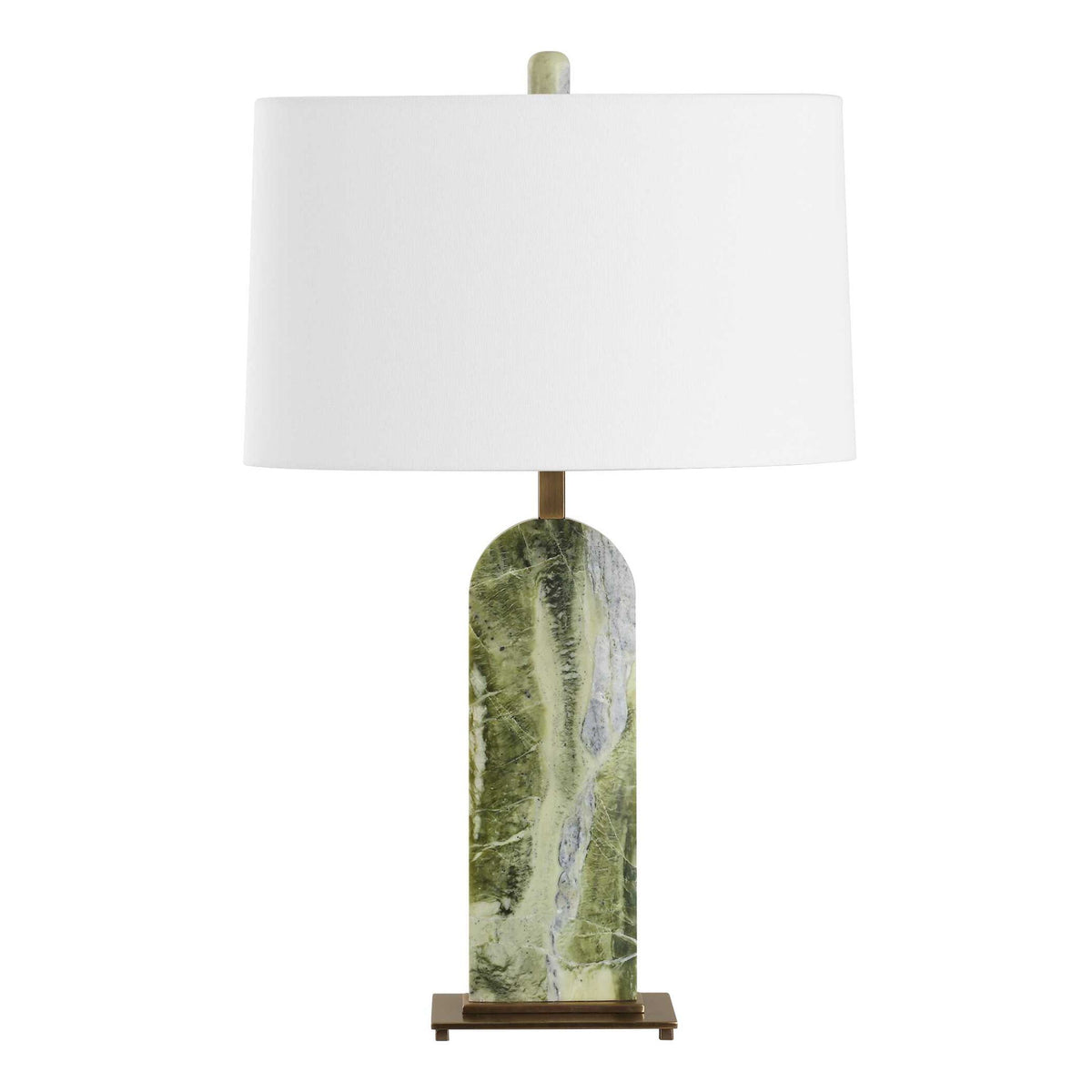 Moorea - Marble Table Lamp - Green