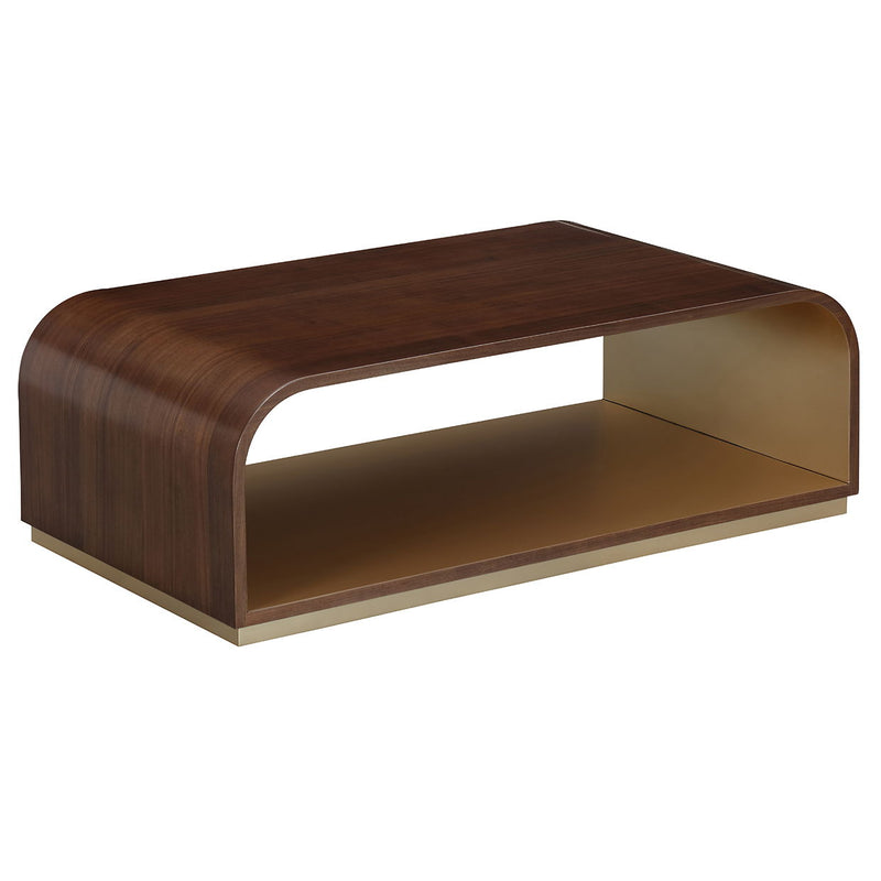 Houston - Cocktail Table - Walnut - R&R Furniture Gallery (Fountain Valley, CA)