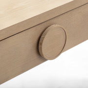 Moonrise - 2 Drawer Vanity Desk - Natural Ash - R&R Furniture Gallery (Fountain Valley, CA)