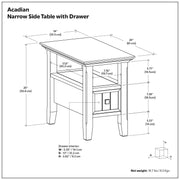 Acadian - End Table With Drawer - R&R Furniture Gallery (Fountain Valley, CA)