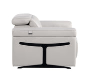 1126 - Top Grain Power Reclining Italian Leather Chair - R&R Furniture Gallery (Fountain Valley, CA)