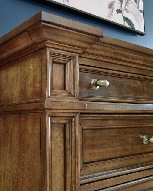 Frantanna - Five Drawer Chest - Brown - R&R Furniture Gallery (Fountain Valley, CA)