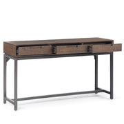 Banting - Wide Console Table - Walnut Brown - R&R Furniture Gallery (Fountain Valley, CA)