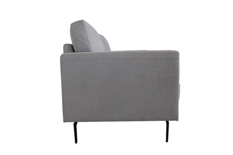 Kyrene - Loveseat - Light Gray Linen - R&R Furniture Gallery (Fountain Valley, CA)