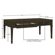 Fluted - 2 Drawer Coffee Table - Brown - R&R Furniture Gallery (Fountain Valley, CA)