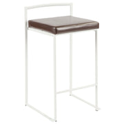 Lumi Source Fuji simple elegance contemporary stackable counter stool with sleek design and modern frame, perfect for kitchen or bar area.