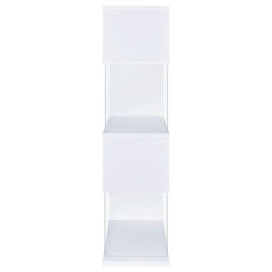 Elias - 4 Shelf Bookshelf With Zigzag Design
