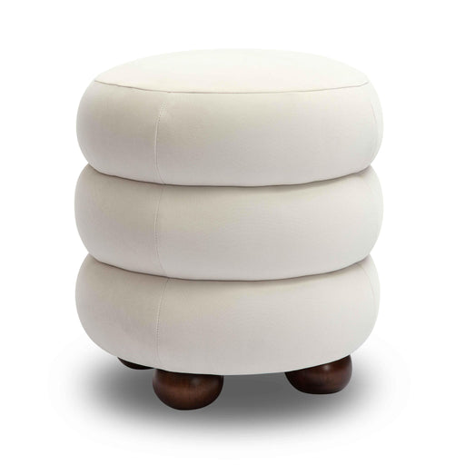 Stefanie - Velvet Ottoman - R&R Furniture Gallery (Fountain Valley, CA)