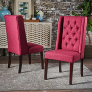Sophisticated Tufted Dining Chair With High Back Design - R&R Furniture Gallery (Fountain Valley, CA)