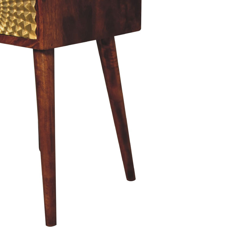 Eden - Mini Nightstand - Chestnut - R&R Furniture Gallery (Fountain Valley, CA)