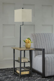 Shianne - Metal Tray Lamp  - Black - R&R Furniture Gallery (Fountain Valley, CA)