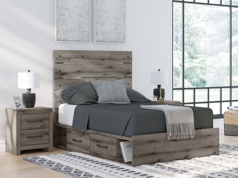 Graystorm - Panel Bed With Storage - R&R Furniture Gallery (Fountain Valley, CA)