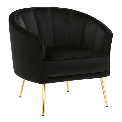Lumi Source Tania contemporary glam accent chair with plush upholstery and stylish design, perfect for modern living spaces.