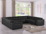 9762 - 8-Piece U Shaped Sectional Sofa With 4 Power Recliners - R&R Furniture Gallery (Fountain Valley, CA)
