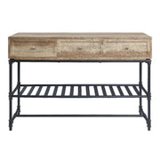 Brantley II - Sofa Table - Oak & Sandy Black - R&R Furniture Gallery (Fountain Valley, CA)