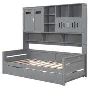 Daybed With All-In-One Cabinet And Shelf - R&R Furniture Gallery (Fountain Valley, CA)