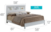 Bed With Transitional Design Stylish - R&R Furniture Gallery (Fountain Valley, CA)