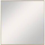 Uttermost Alexo square wall mirror with sleek frame, hanging on a modern interior wall, showcasing contemporary home decor.