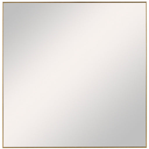 Uttermost Alexo square wall mirror with sleek frame, hanging on a modern interior wall, showcasing contemporary home decor.