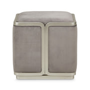 Linea - Ottoman - Gray Pearl / SilverMist - R&R Furniture Gallery (Fountain Valley, CA)
