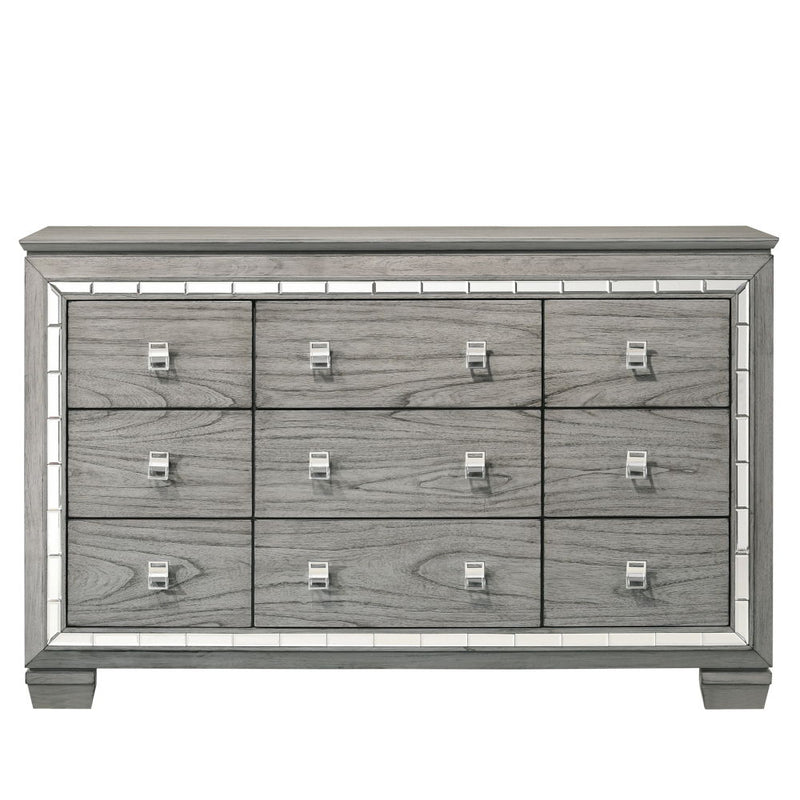 Antares - Dresser - Light Gray Oak - R&R Furniture Gallery (Fountain Valley, CA)