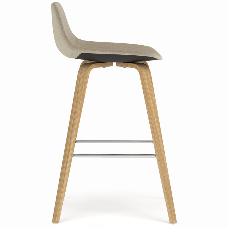 Randolph Bentwood - Upholstered Counter / Bar Height Stool (Set of 2) - R&R Furniture Gallery (Fountain Valley, CA)