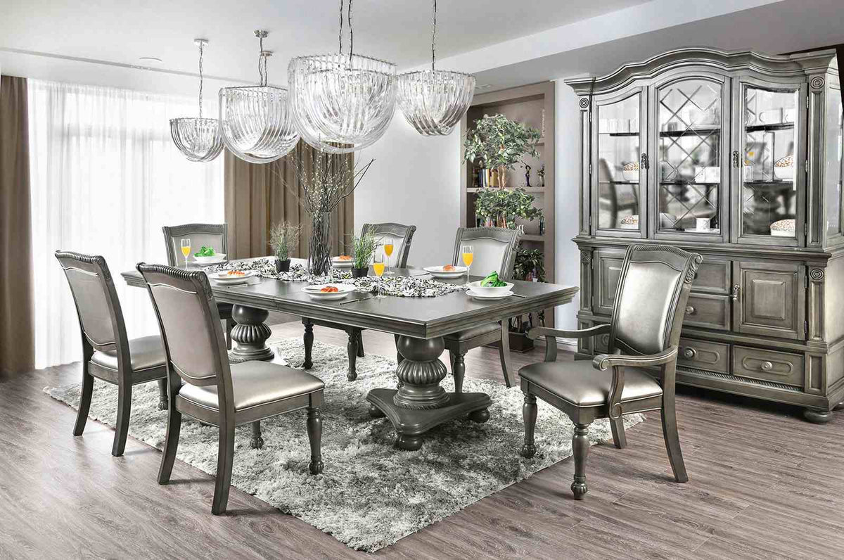 Alpena - 7 Pc. Dining Table Set (2AC+4SC)