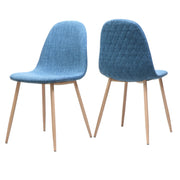 Elegant Dining Chair Set With Fabric - R&R Furniture Gallery (Fountain Valley, CA)