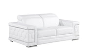 296 - Genuine Leather Loveseat - R&R Furniture Gallery (Fountain Valley, CA)