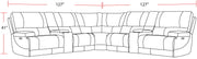 Whitman - Power Reclining Sectional - R&R Furniture Gallery (Fountain Valley, CA)