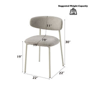 Ingram - Side Chair (Set of 2) - Light Gray - R&R Furniture Gallery (Fountain Valley, CA)