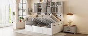 Daybed With All-In-One Cabinet And Shelf - R&R Furniture Gallery (Fountain Valley, CA)
