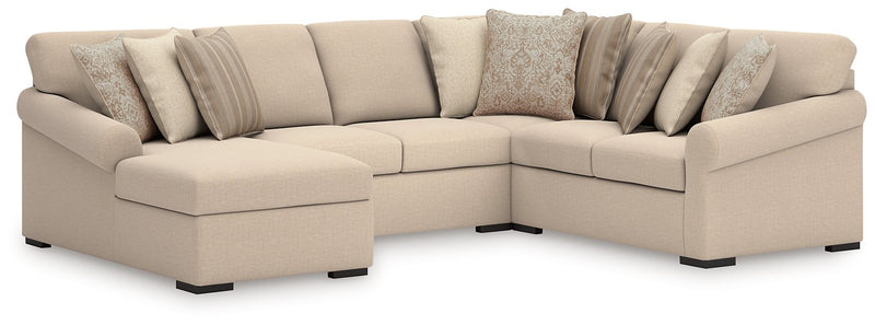 LadyMae Sectional with Chaise - R&R Furniture Gallery (Fountain Valley, CA)