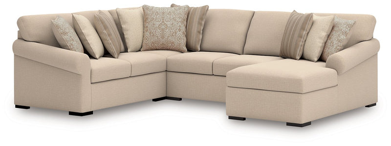 LadyMae Sectional with Chaise - R&R Furniture Gallery (Fountain Valley, CA)