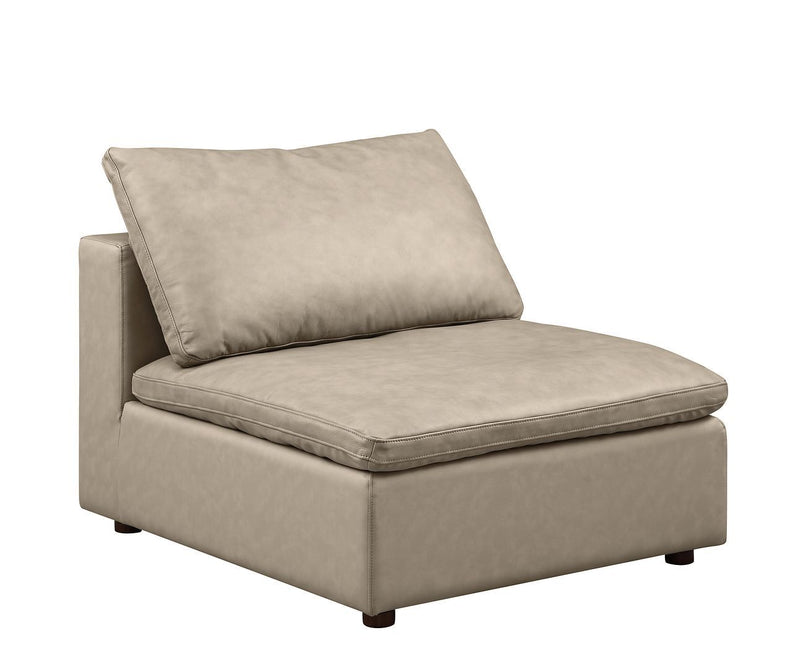 1100 - 3-Piece Sofa Set With Ottoman (Top-Grain Italian Leather)