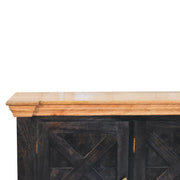 Regal - Rustic Sideboard - Black - R&R Furniture Gallery (Fountain Valley, CA)