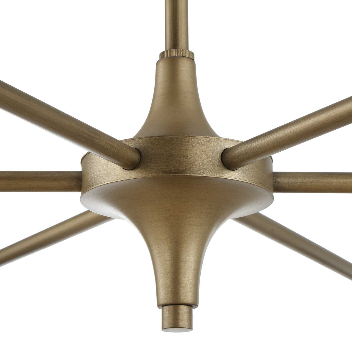 White beaded pendant light from Biddeford by Uttermost, showcasing six elegant hanging beads in a modern pendant lighting design.
