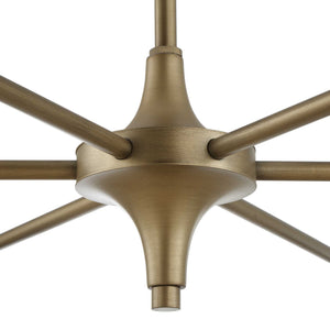 White beaded pendant light from Biddeford by Uttermost, showcasing six elegant hanging beads in a modern pendant lighting design.