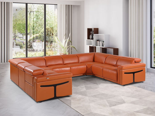 1126 - 8-Piece U-Shaped Sectional Sofa In With 4 Power Recliners & Power Headrests - R&R Furniture Gallery (Fountain Valley, CA)