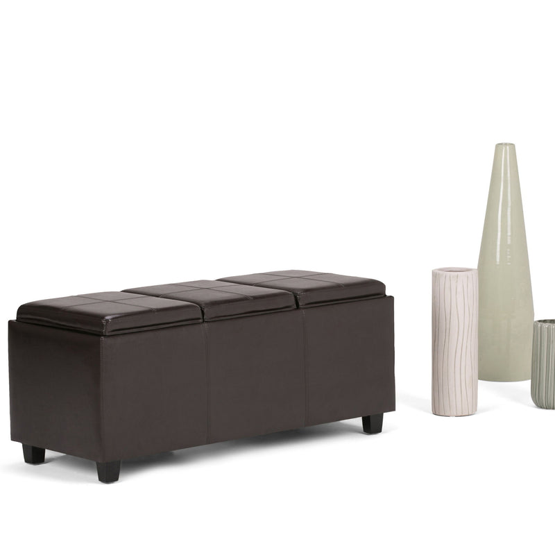 Avalon - Multi Functional Storage Ottoman - R&R Furniture Gallery (Fountain Valley, CA)