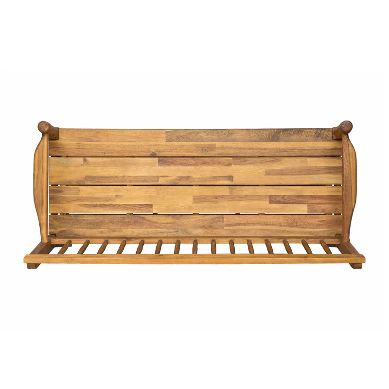 Imperial - Bench With Built In Shelf - R&R Furniture Gallery (Fountain Valley, CA)