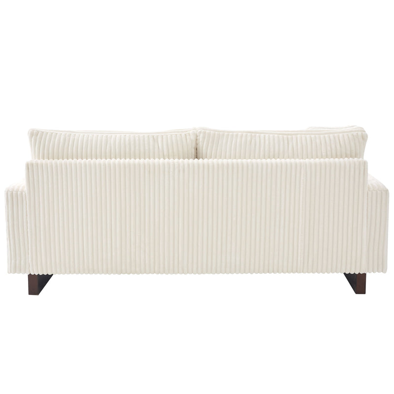 Modern Loveseat Sofa With 4 Pillows - R&R Furniture Gallery (Fountain Valley, CA)