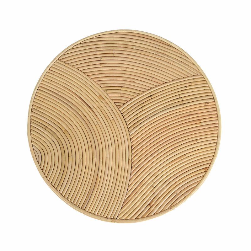 Matea - Rattan Arch Side Table - Natural - R&R Furniture Gallery (Fountain Valley, CA)