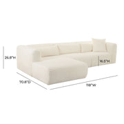 Tarra - Fluffy Oversized Corduroy Modular Sectional - R&R Furniture Gallery (Fountain Valley, CA)
