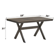 Marit - Dining Table - Gray - R&R Furniture Gallery (Fountain Valley, CA)
